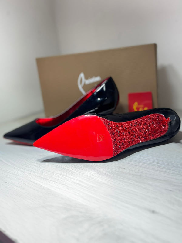 Louboutin black 6cm