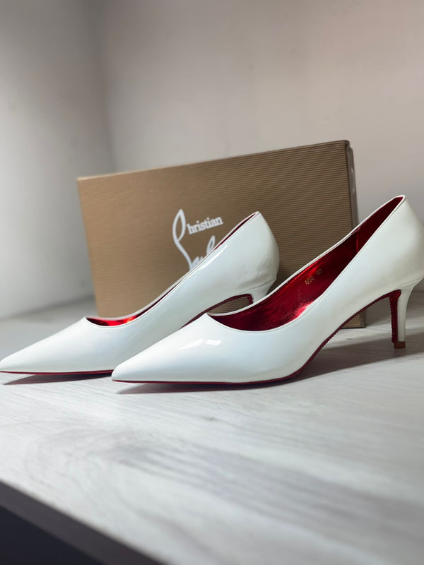 Louboutin 6cm white